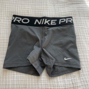 Nike Pro Gray Athletic Shorts